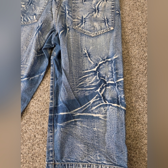 Y2K Hip Hop Baggy‎ Denim Shorts Jorts Brock Jeans 34 Skater - Picture 14 of 15